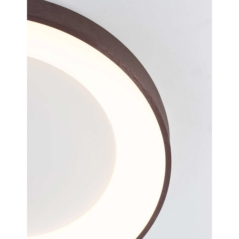 Ceiling lamp Rando Thin coffee brown Ø 60cm Lyora 5212017420121