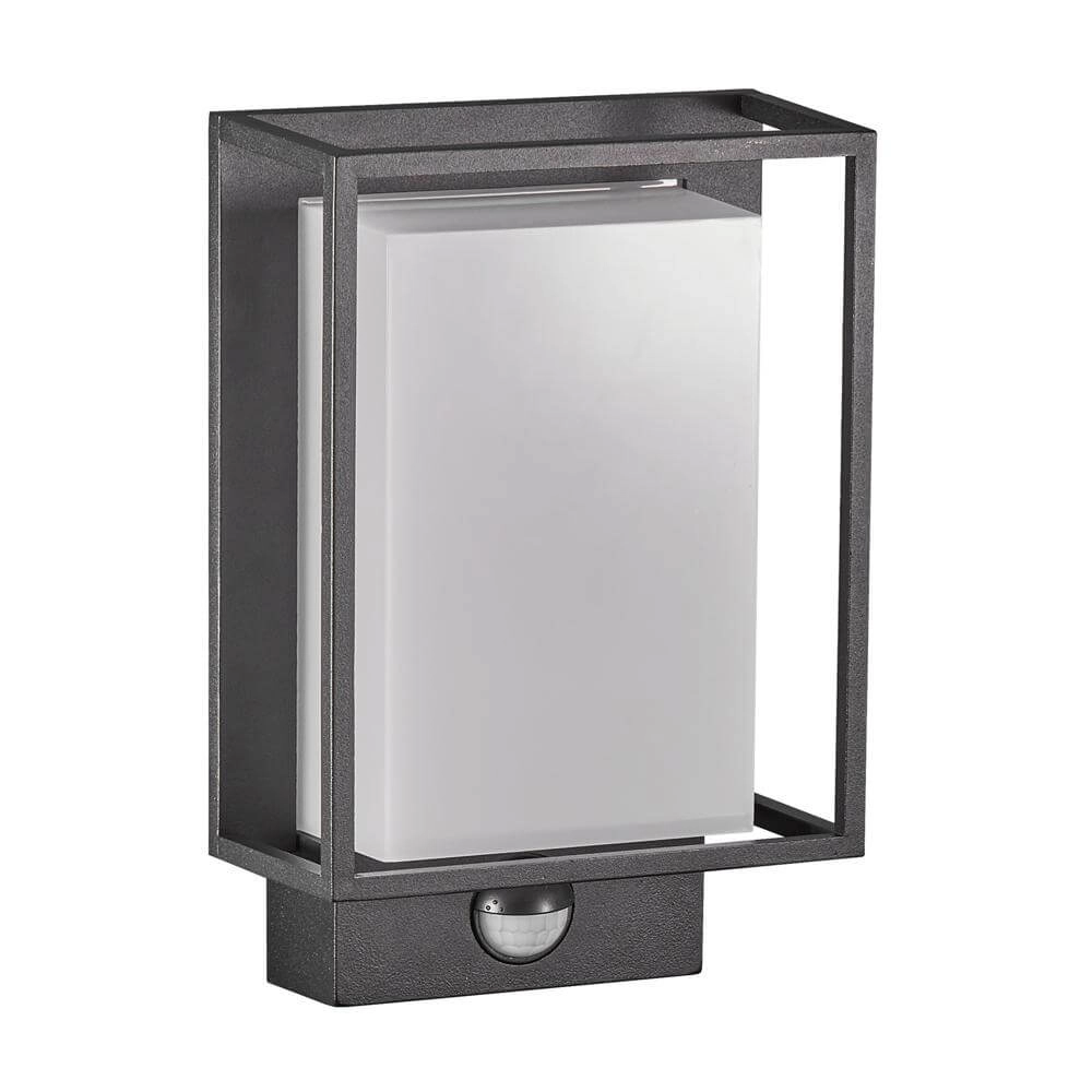 Modern outdoor lamp Nestor Black with sensor Nordlux 5701581464988