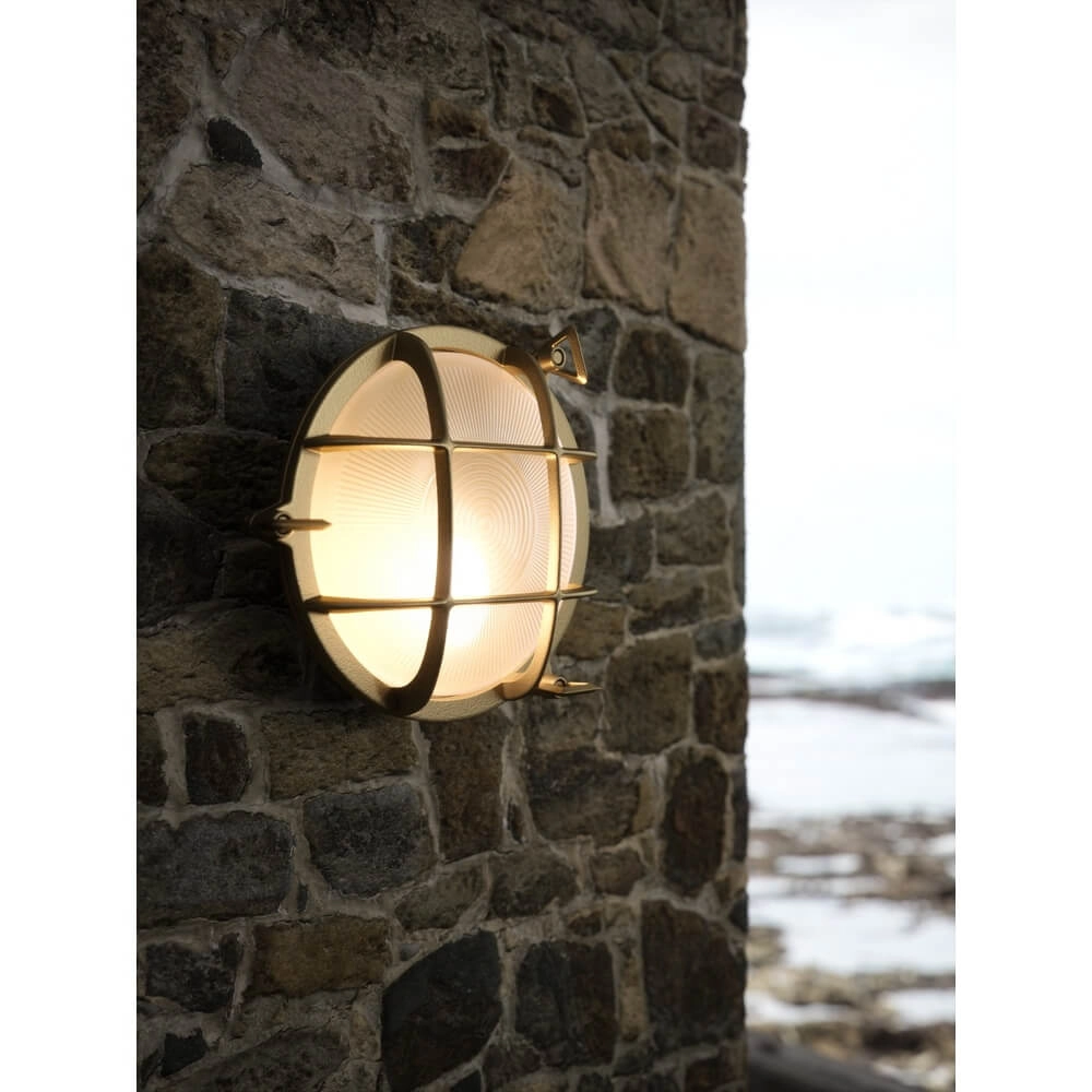 Classic wall lamp Polperro brass Nordlux 5701581464483