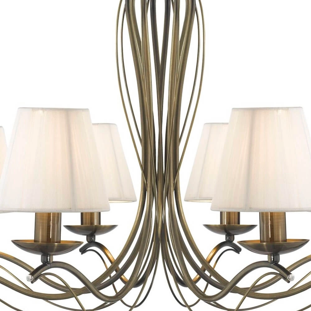 Antique pendant lamp Andretti Ø 76cm Searchlight 5013874388315