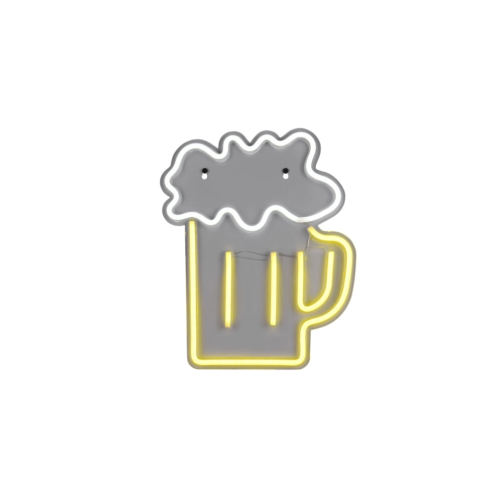 Neon wall lamp Beer yellow Trio 4017807657470