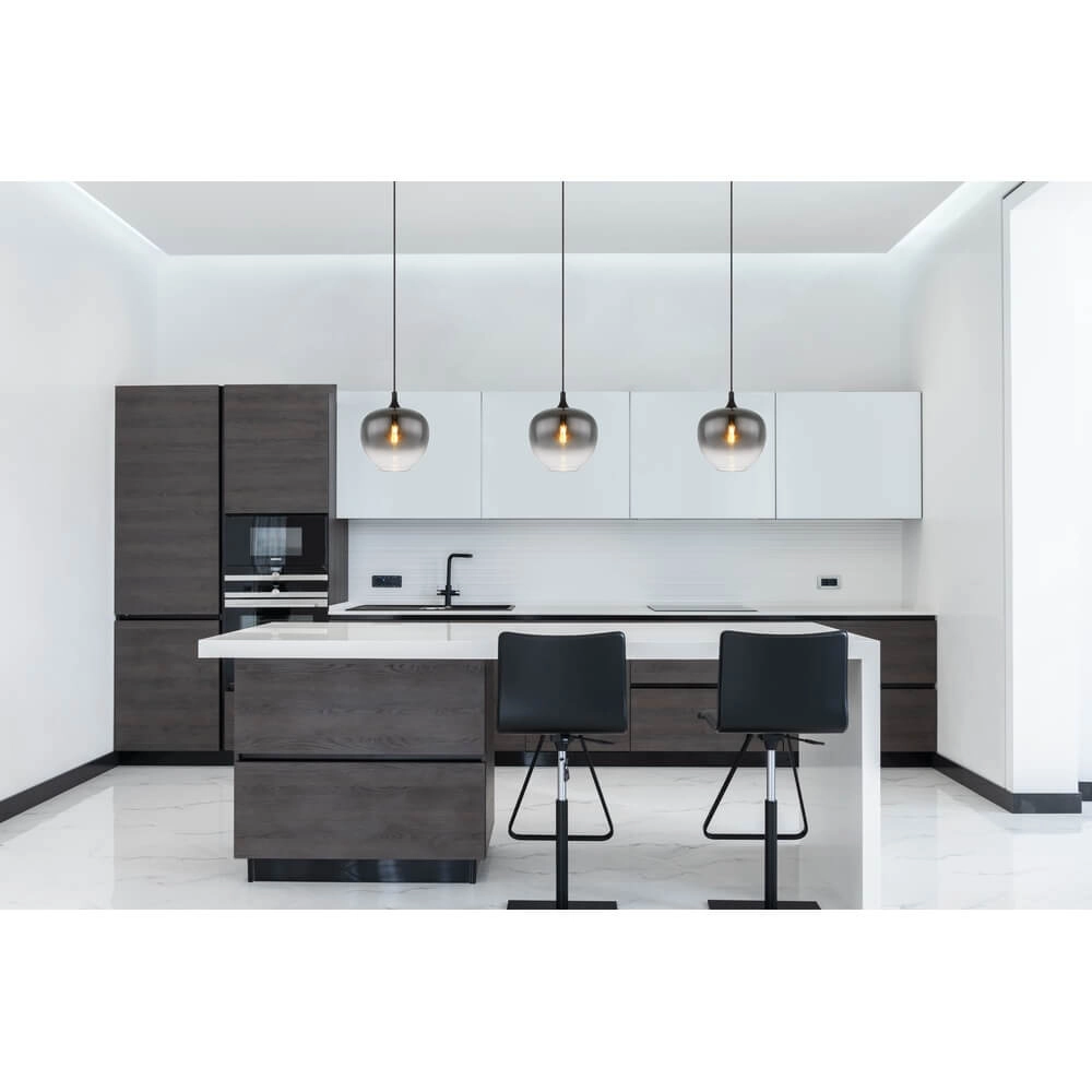 Round pendant lamp Maxy Ø 29cm black Globo 9007371441396