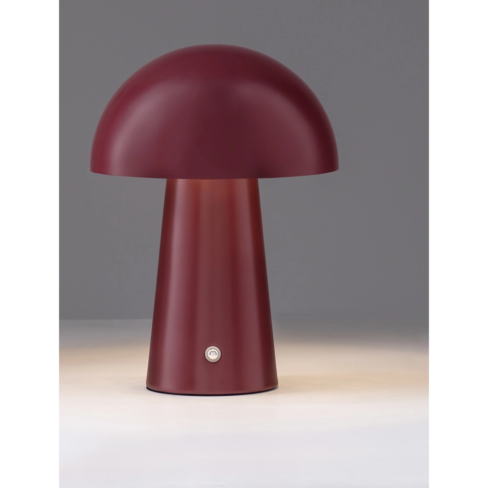 Rechargeable table lamp Ande burgundy red Lyora 5212017472137