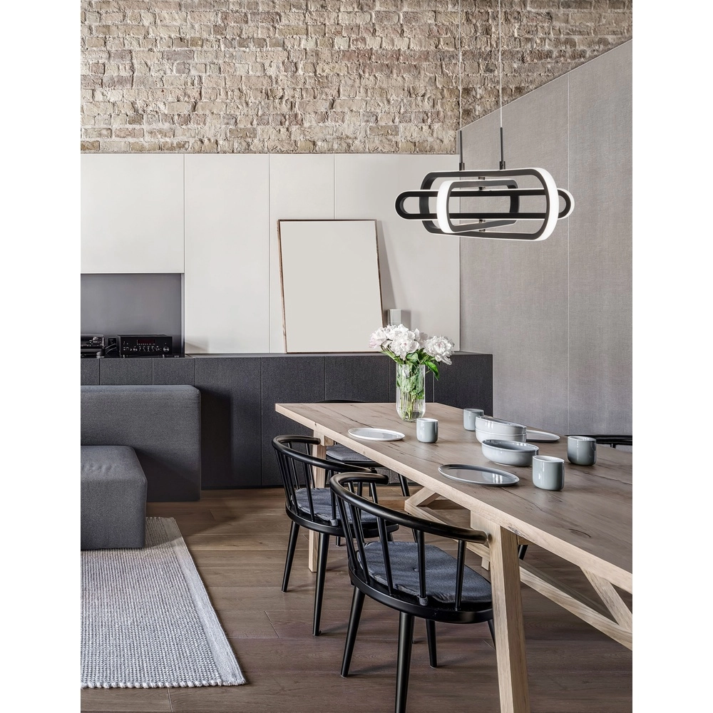 Design pendant lamp Arte Black oval Lyora 5212017426000