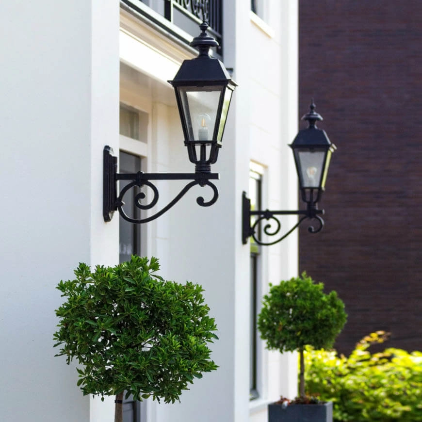 Square wall lamp Mijdrecht XXL black