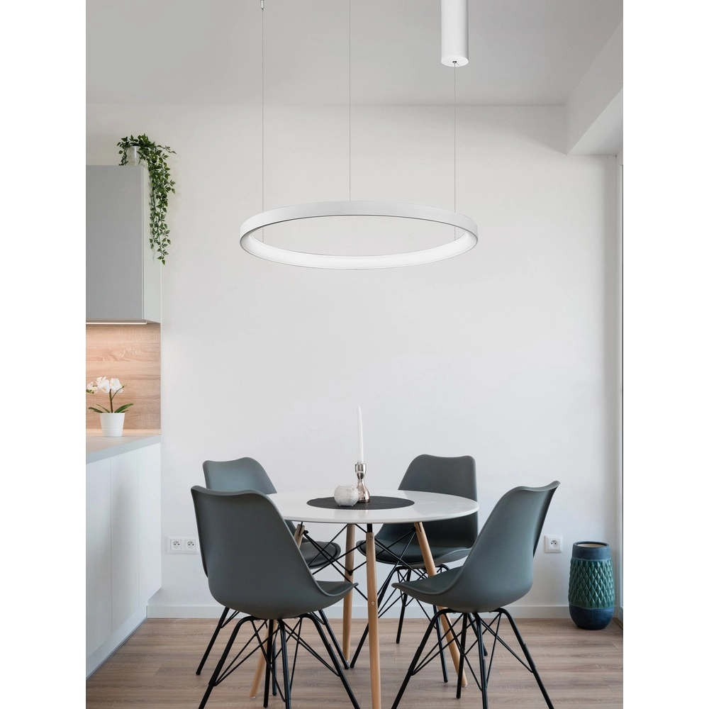 Design pendant lamp Pertino white Ø 48cm 2700K Lyora 5212017446022