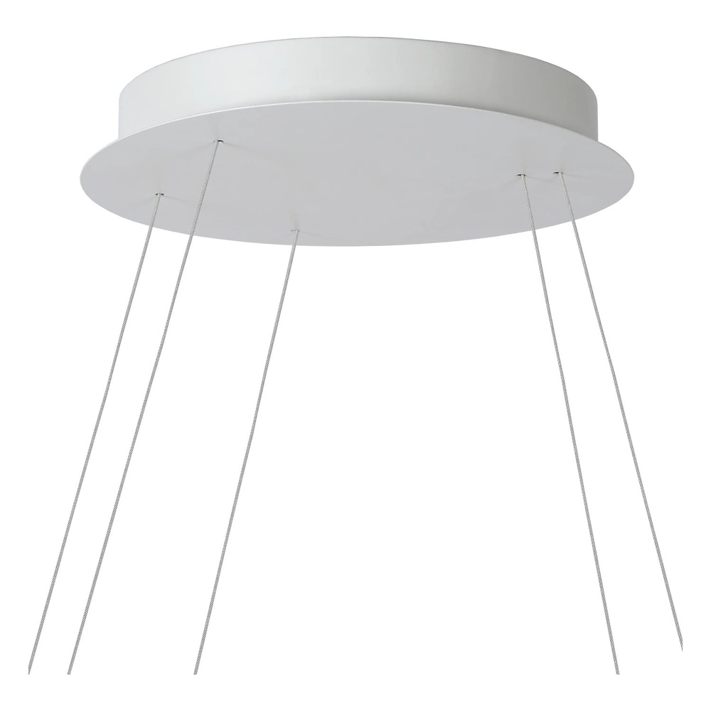 Modern pendant lamp Triniti dimmable white Lucide 5411212460721