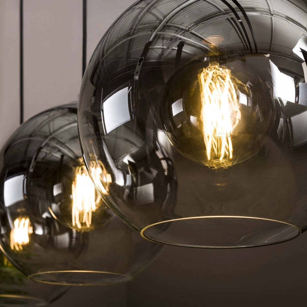 3L pendant light Bubble with silver fading glass Lyora 8716803511217