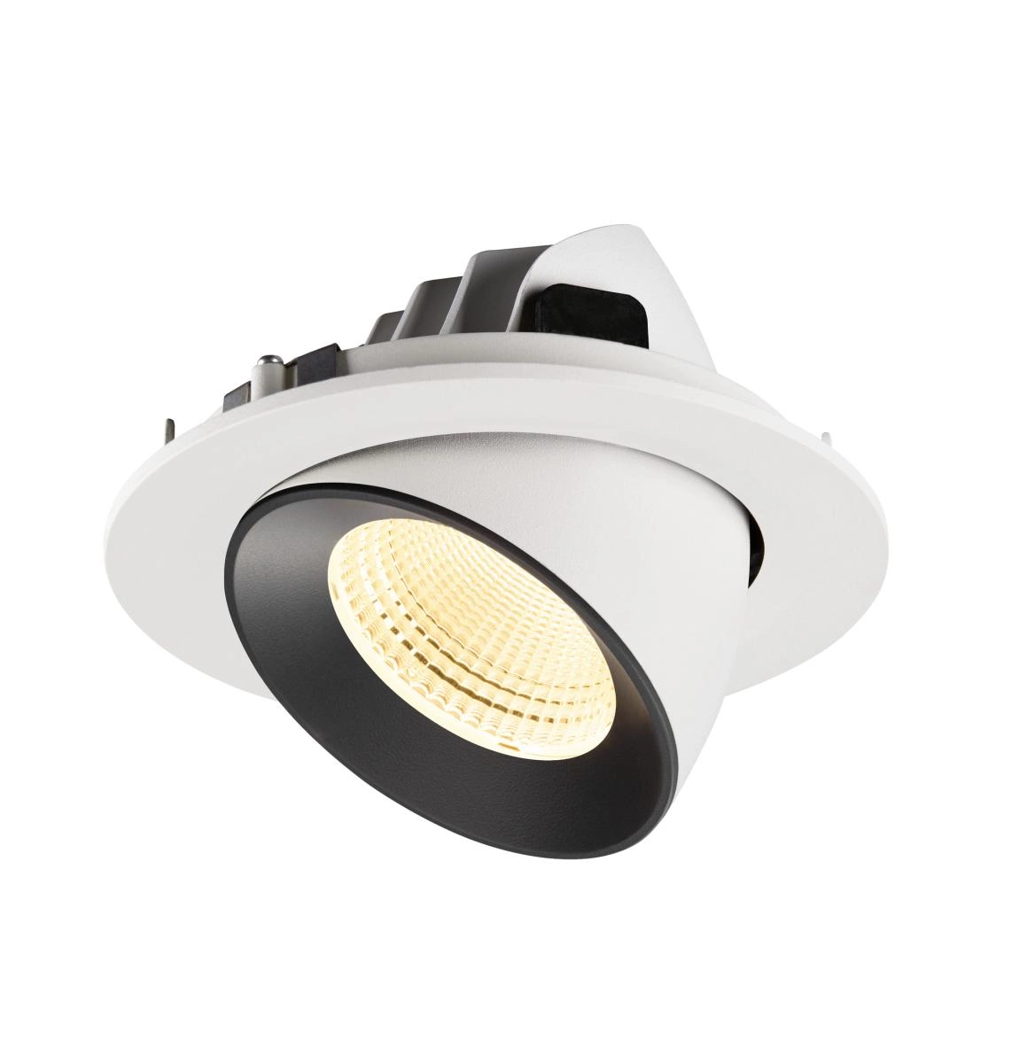 Recessed spotlight Numinos Gimble L white/black 3000K - 55deg SLV 4024163310185