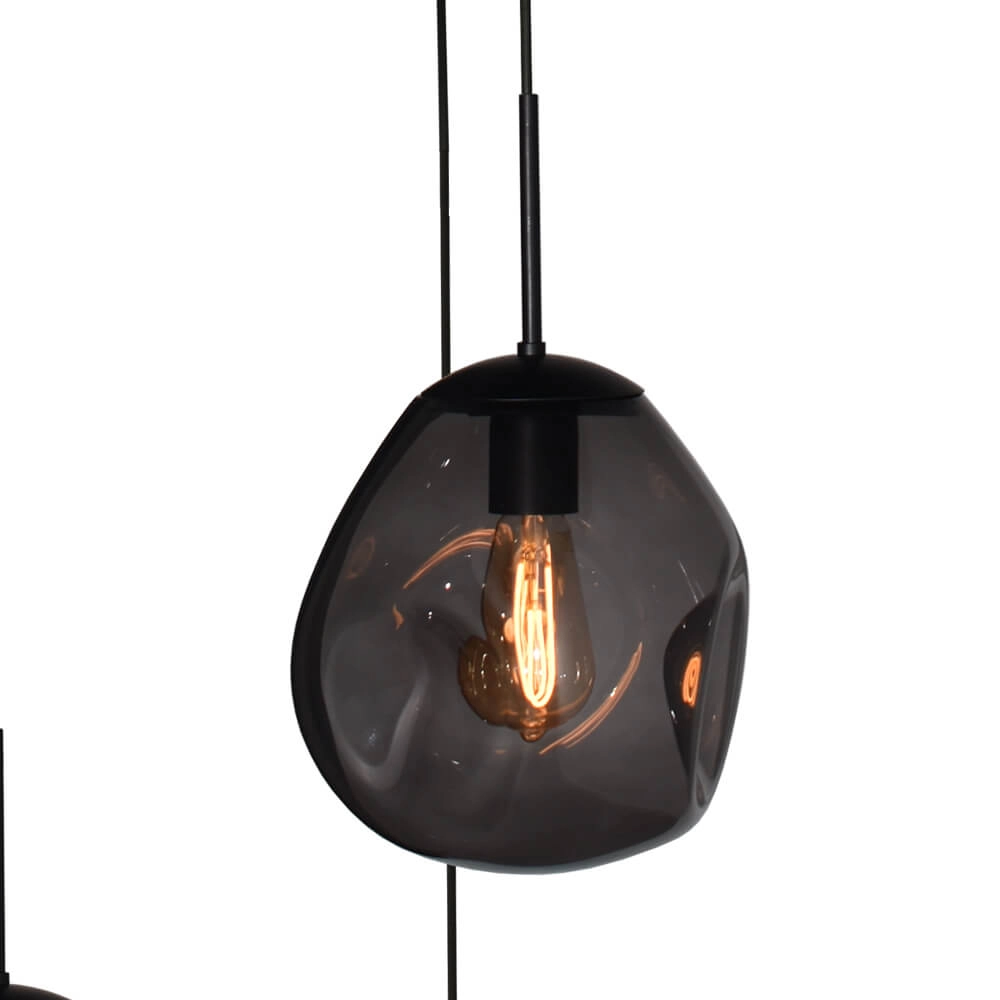 Vide hanging lamp Lava 5x smoke glass Masterlight 8718121284323