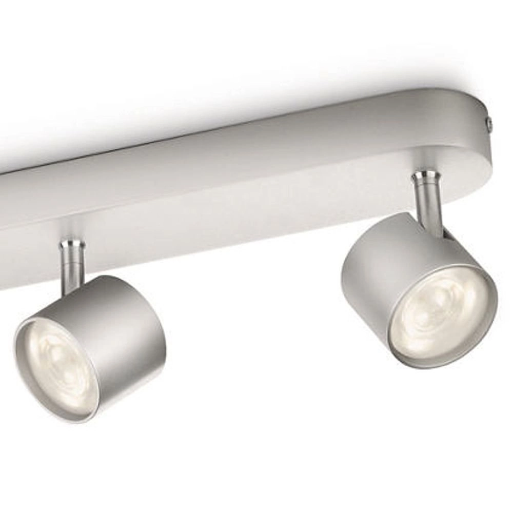 LED ceiling spot My Living Star 4-light metal gray Philips 8718291444916