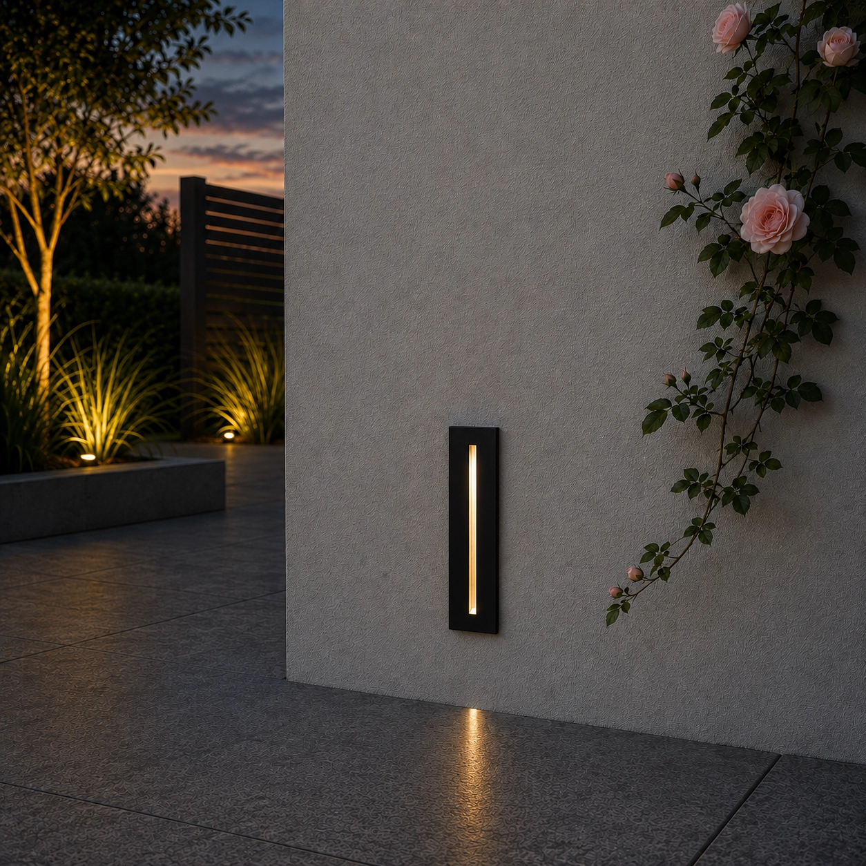 Recessed light Aizen rectangle anthracite