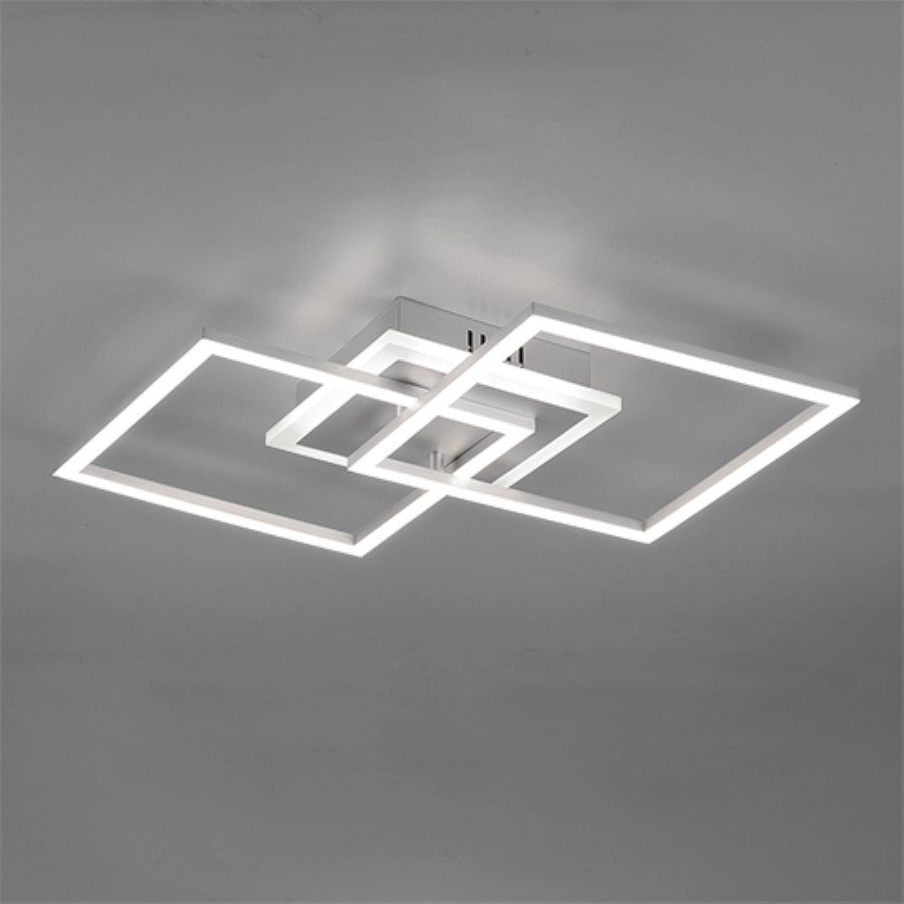 Square ceiling lamp Venida 57cm gray Trio 4017807451092