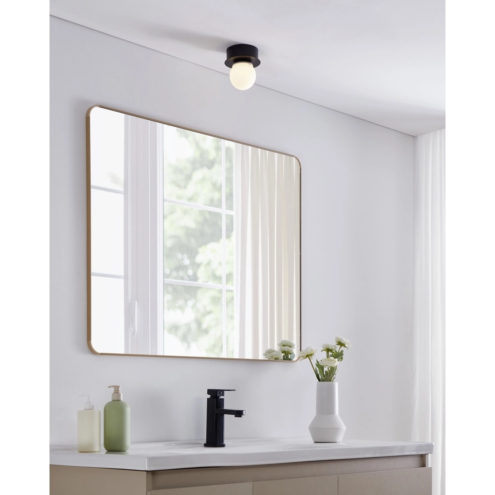 Black ceiling light Mosiano Ø 11.5cm Eglo 9008606286096