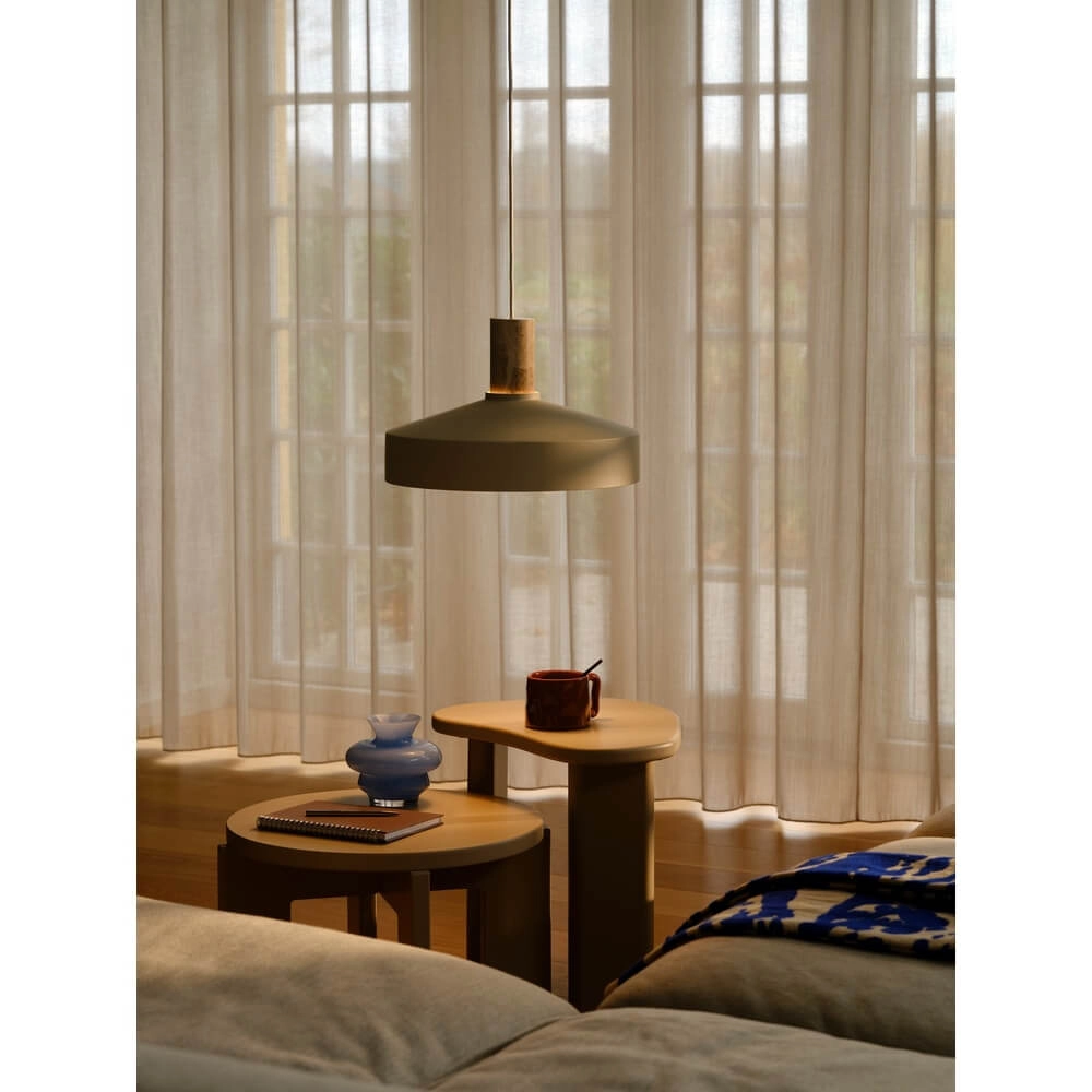 Pendant lamp Elvas sand brown Ø 37,5cm Nordlux 5704924024238