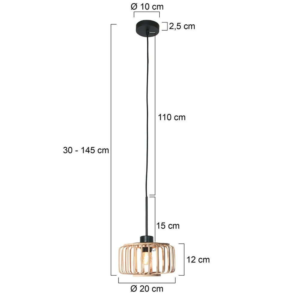 Pendant lamp Sparkled Light Ø 20cm Steinhauer 8712746182699