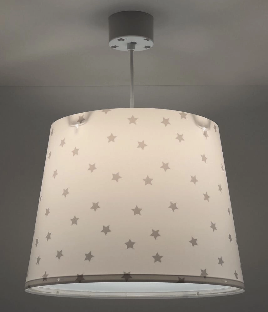 Children's room pendant lamp Star Light white with soft grey Dalber 8420406003092
