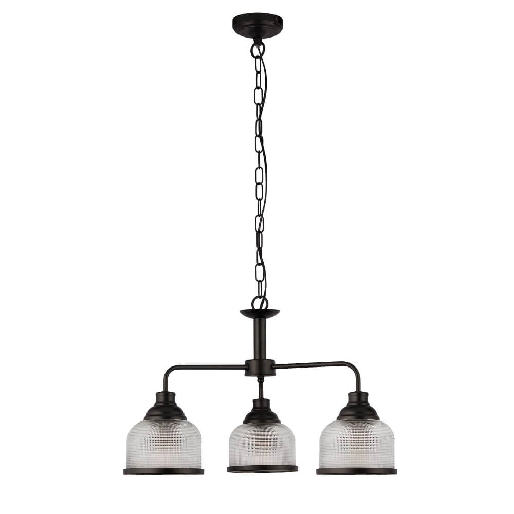 3-light pendant lamp Highworth black
