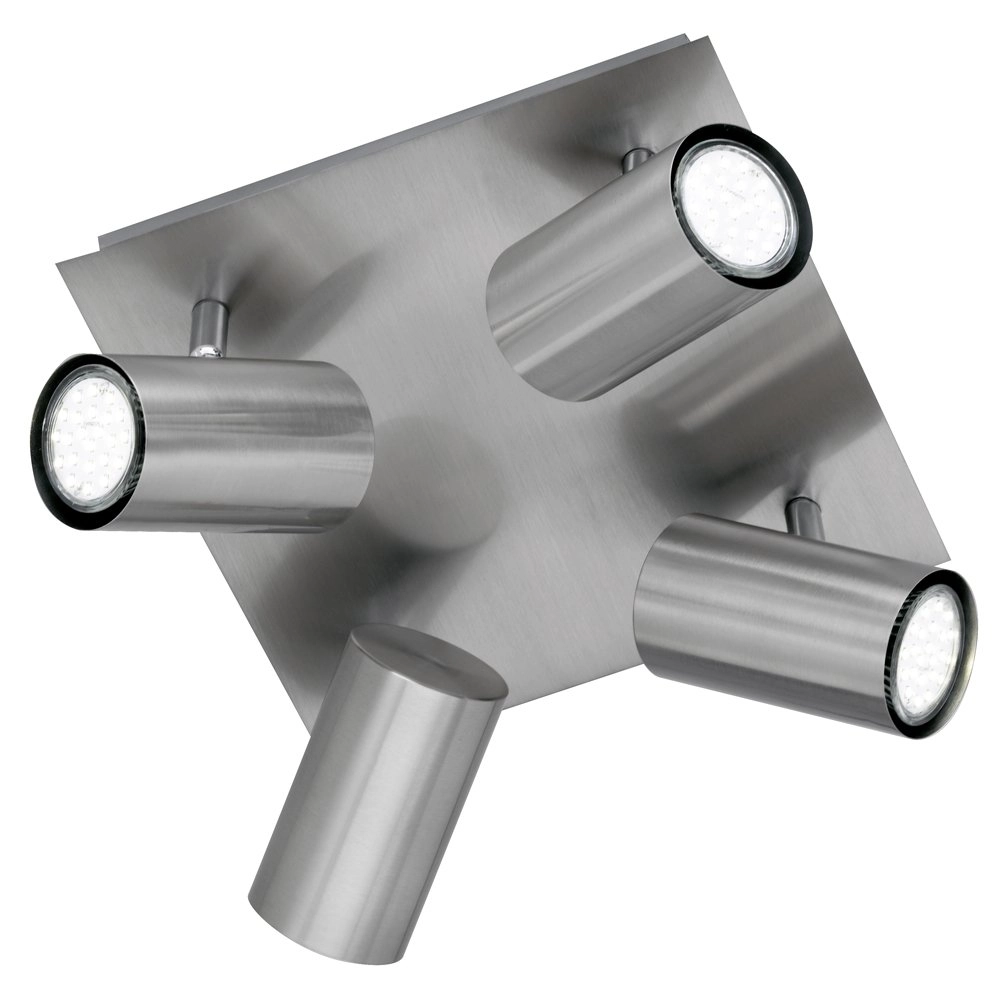 Ceiling spot Series 8024 4-light nickel matt
