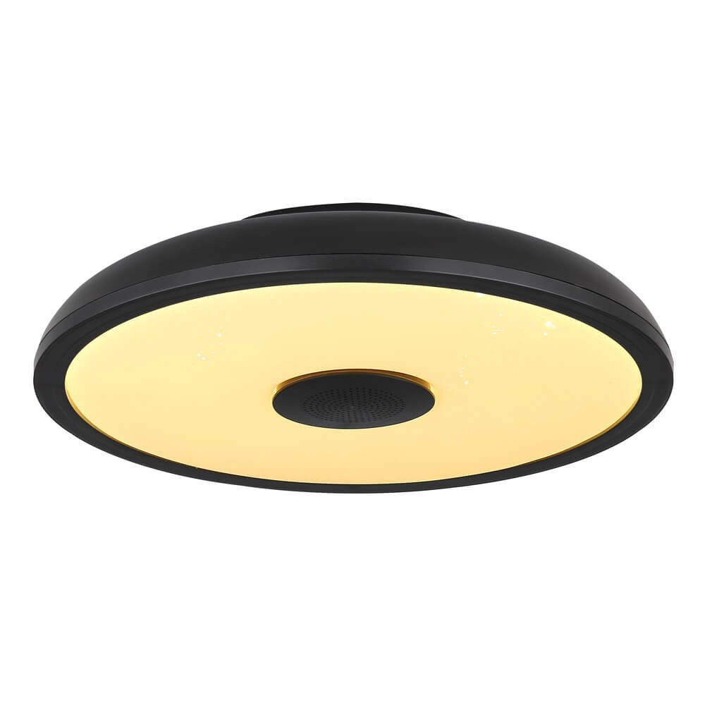 Black ceiling light Raffy Ø 28cm Globo 9007371418848