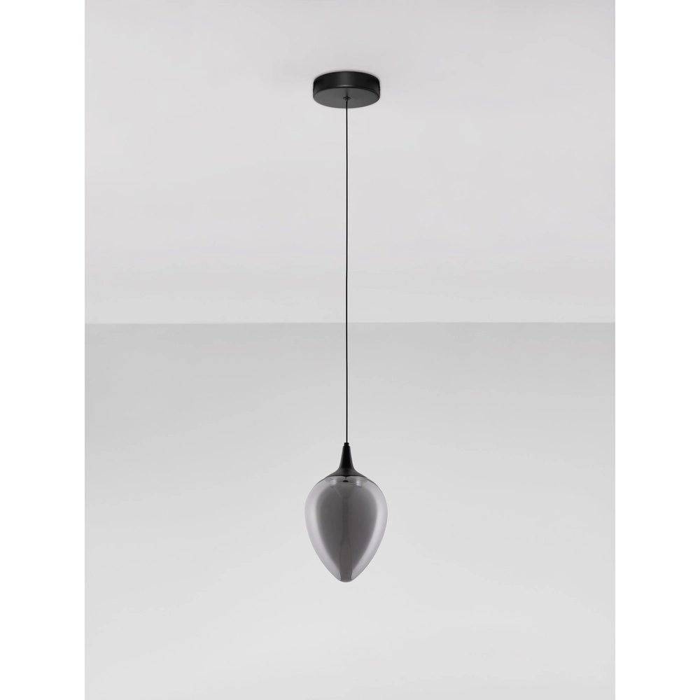 Pendant lamp Nali 1-light smoke glass Lyora 5212017477743