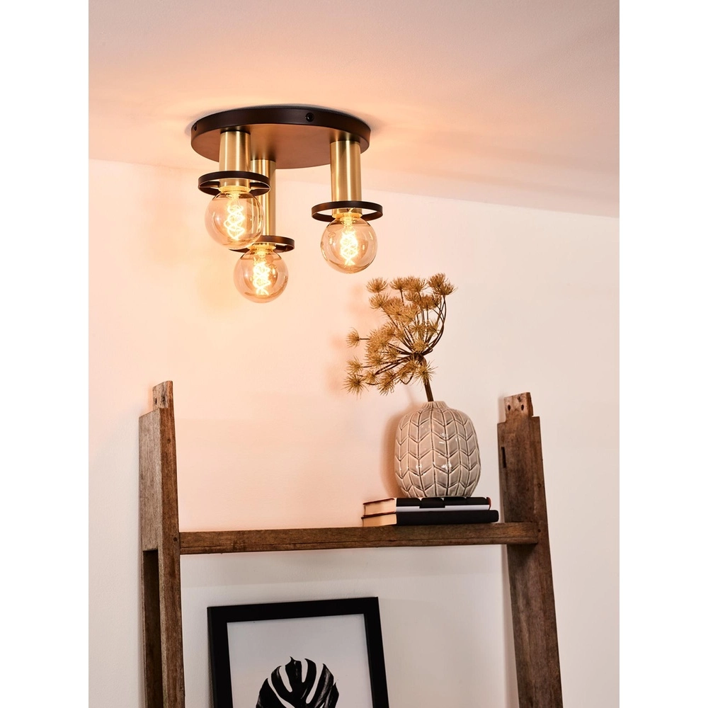 Design ceiling lamp Anaka 3-light Ø 30cm Lucide 5411212451064