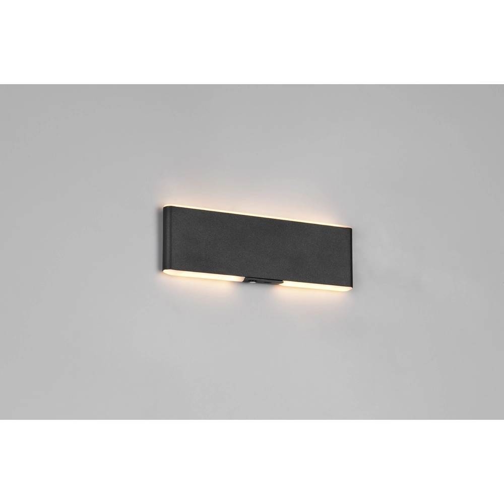 Modern wall lamp Conchita black 22cm Trio 4017807655629
