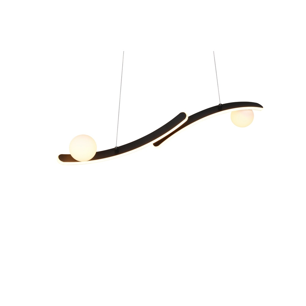 Design pendant lamp Napoli Black Trio 4017807683462