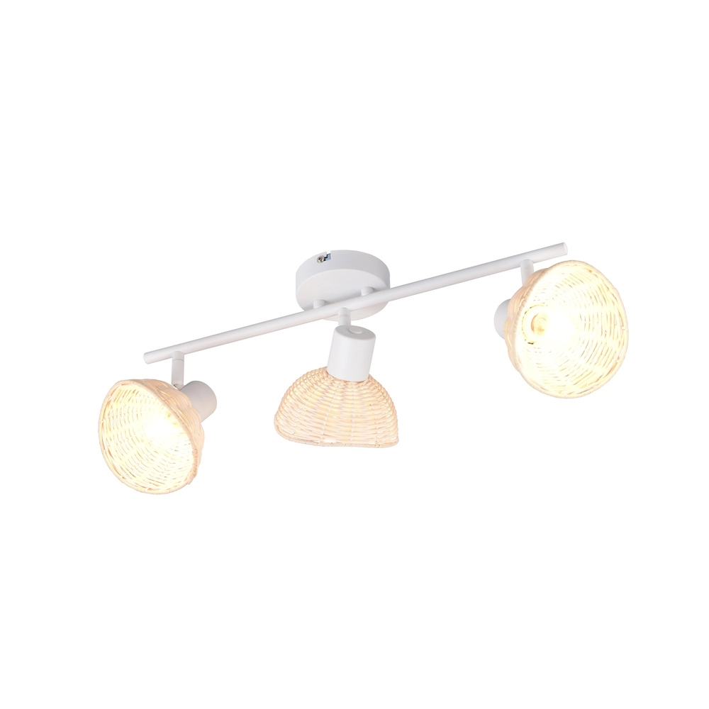 Ceiling lamp Calvi 3-light white Trio 4017807678079