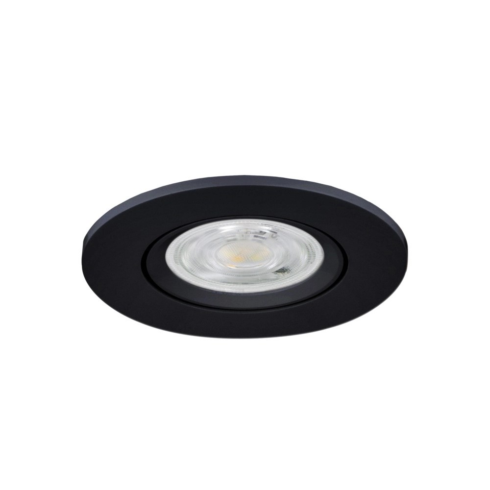 Recessed spotlight Barranco black Ø 9cm - 3-step CCT Eglo 9008606359400