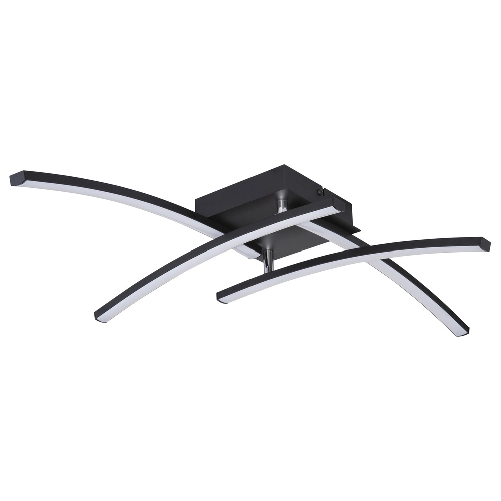 Black ceiling lamp Tansy I Design black Globo 9007371404605