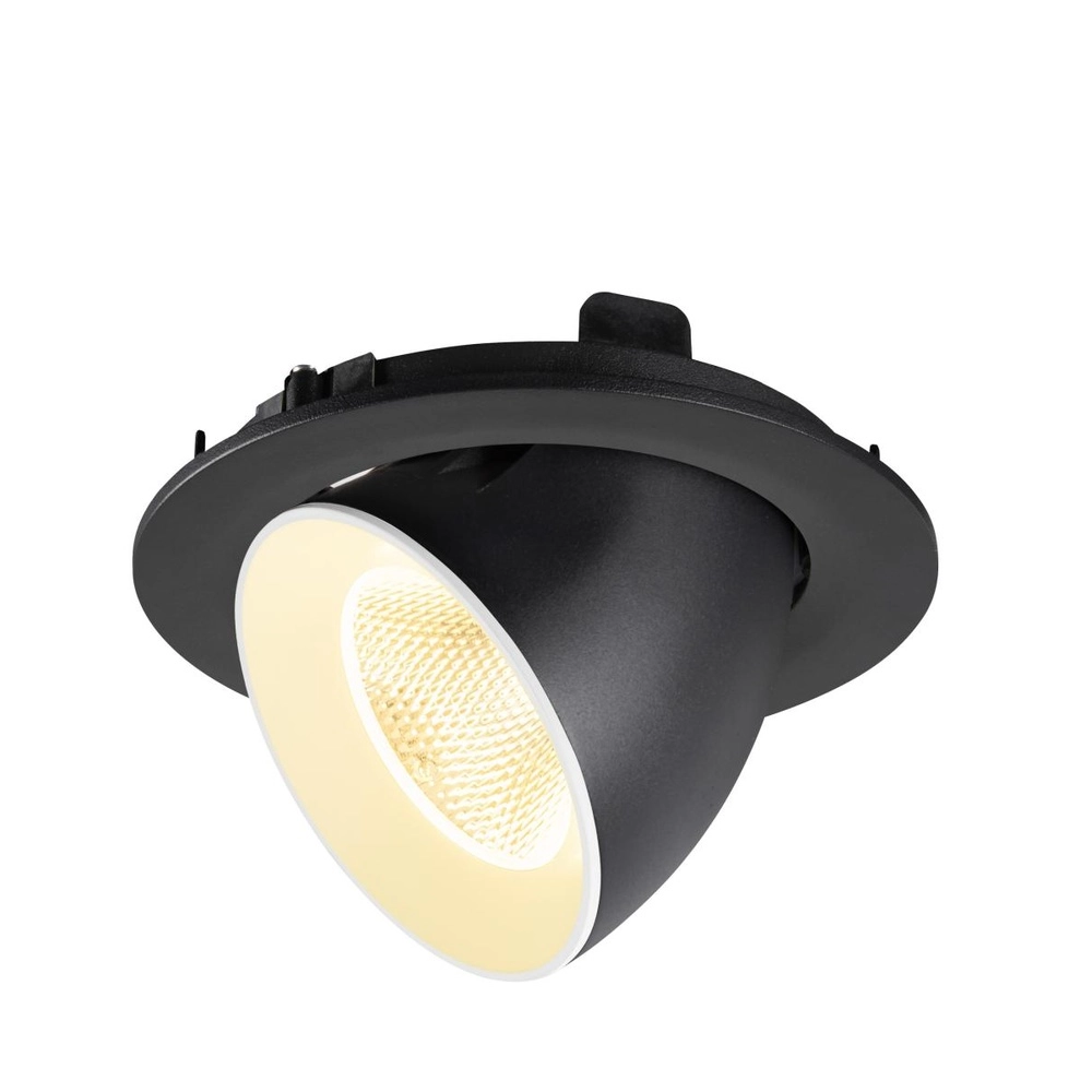 Recessed spotlight Numinos Gimble L black/white 3000K - 20deg SLV 4024163310321
