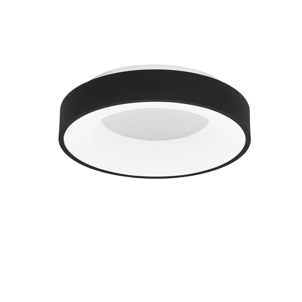 Ceiling lamp Rando Thin black Ø 38cm Lyora 5212017420039