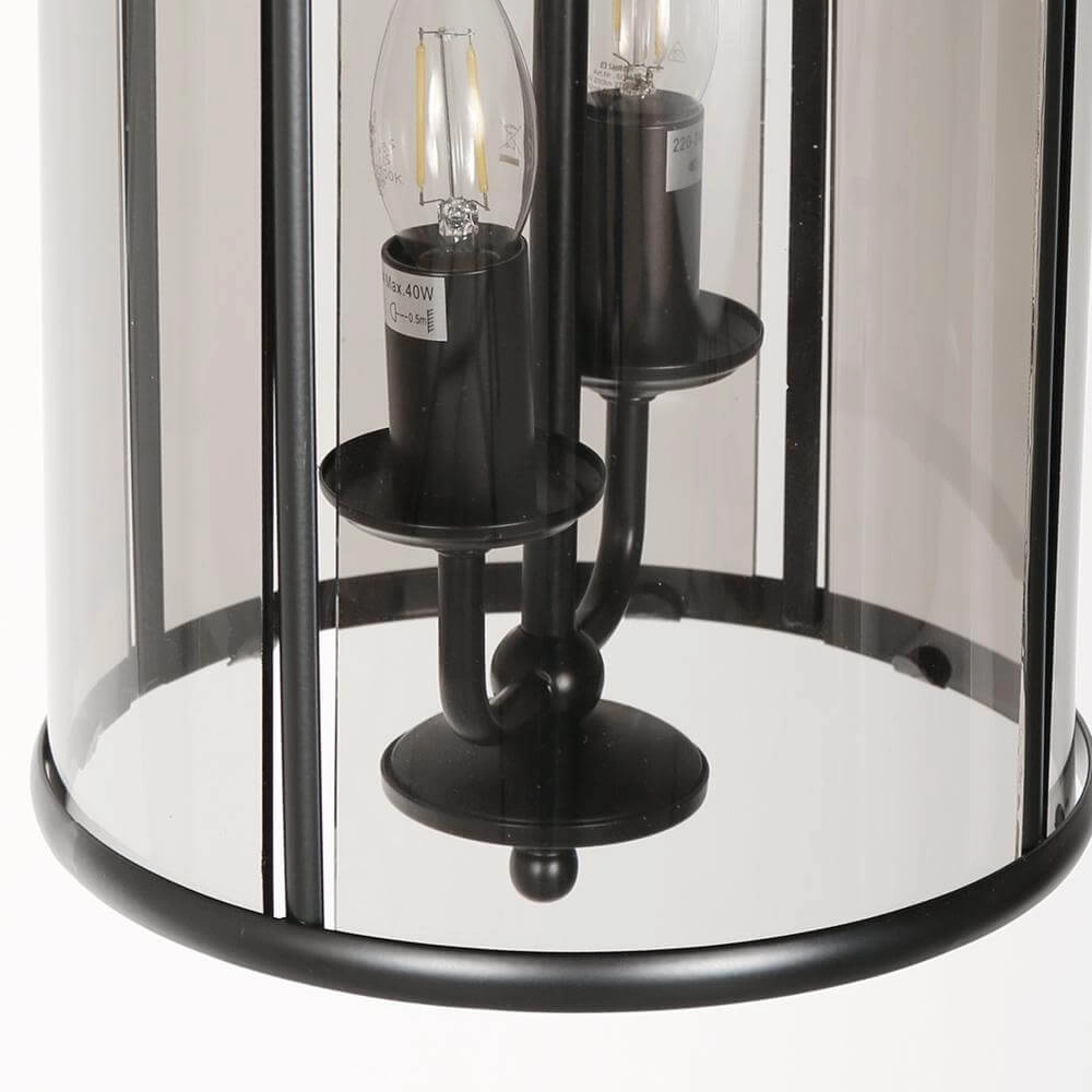 Classic pendant lamp Pimpernel black 2-lights Steinhauer 8712746174199