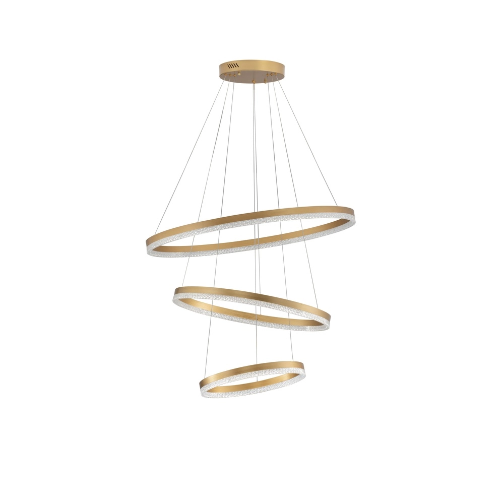 Pendant lamp Adria gold Ø 80cm Lyora 5212017443830