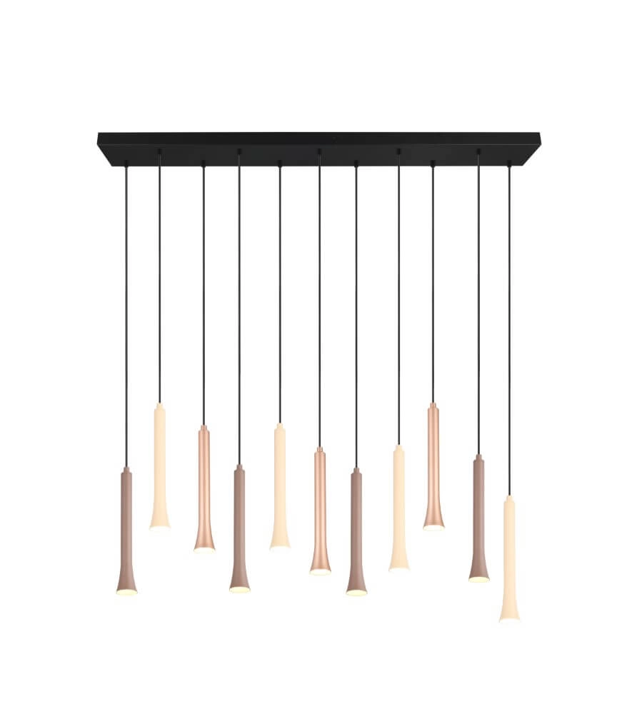 Multi pendant lamp Fiato 115x34cm Trio 4017807616705