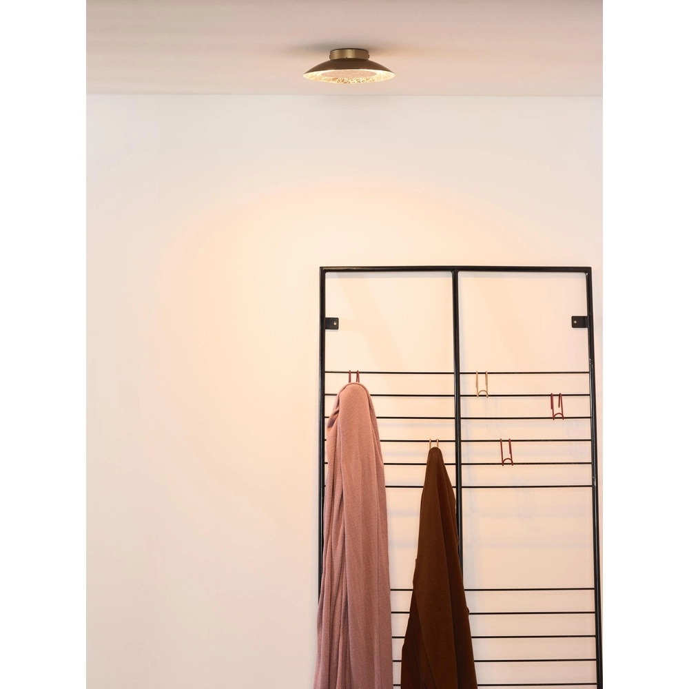 Ceiling lamp Foskal Ø 21.5cm gold Lucide 5411212791221
