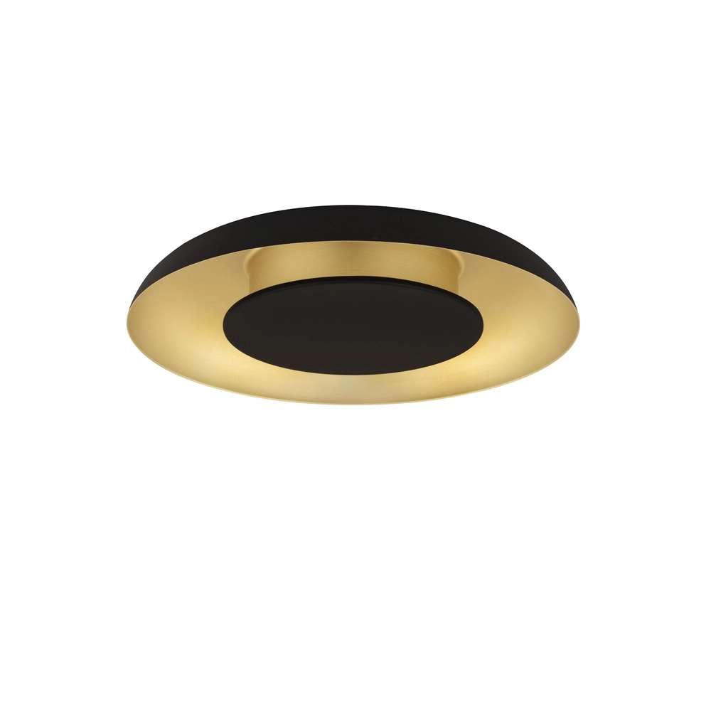 Design ceiling lamp Epos Ø 40cm black with gold Lyora 5212017463203