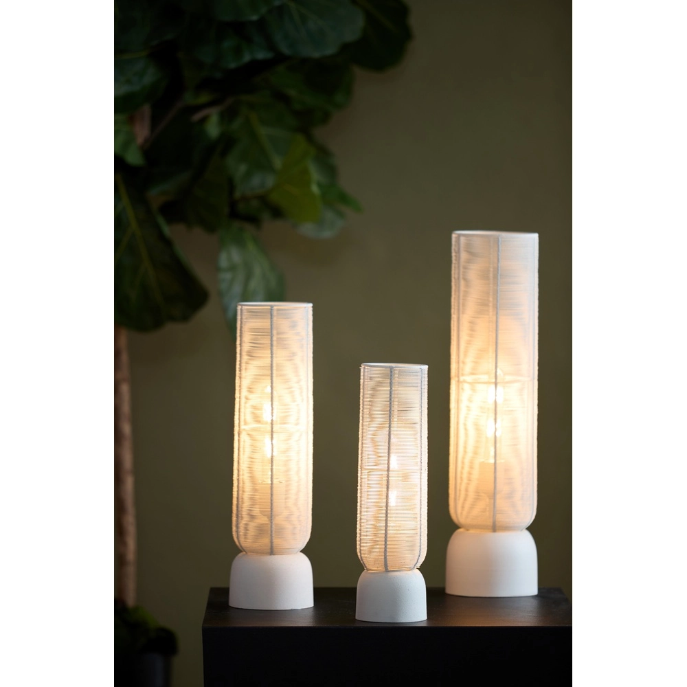 Table lamp Lezuza Ø 11cm white Light & Living 8717807744854