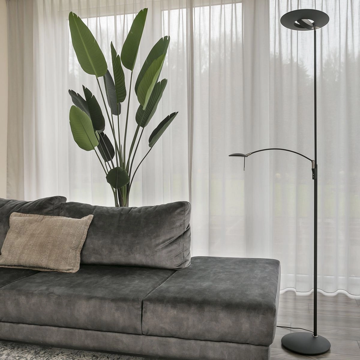 Reading lamp Zenith LED black Steinhauer 8712746113396