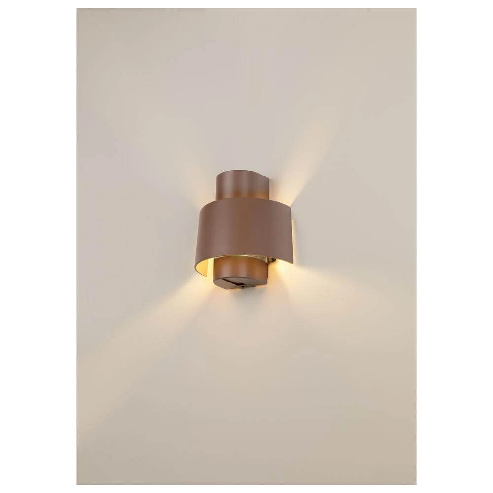 Design wall lamp Photoni Cyl Rusty brown SLV 4024163295284