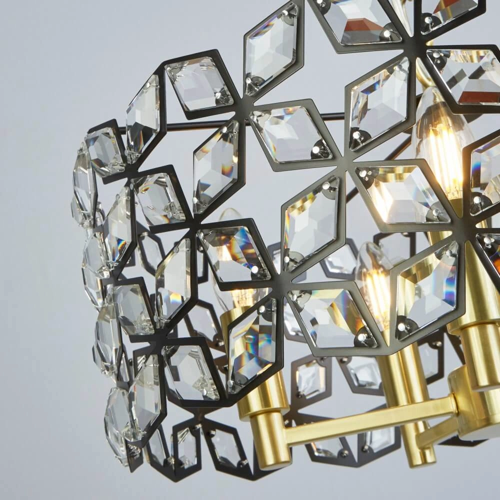 Hanging lamp Iris Ø 48cm Searchlight 5053423243603