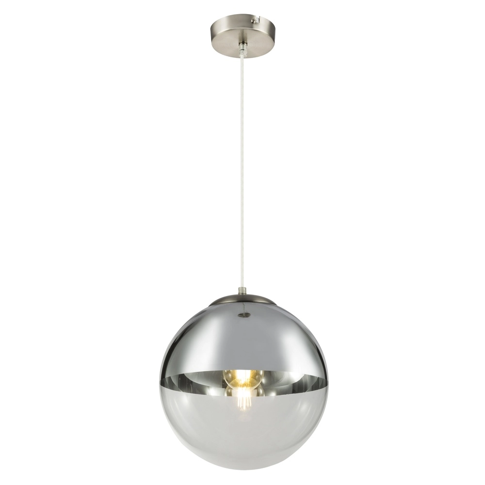 Pendant lamp Varus nickel Ø 30cm Globo 9007371377442