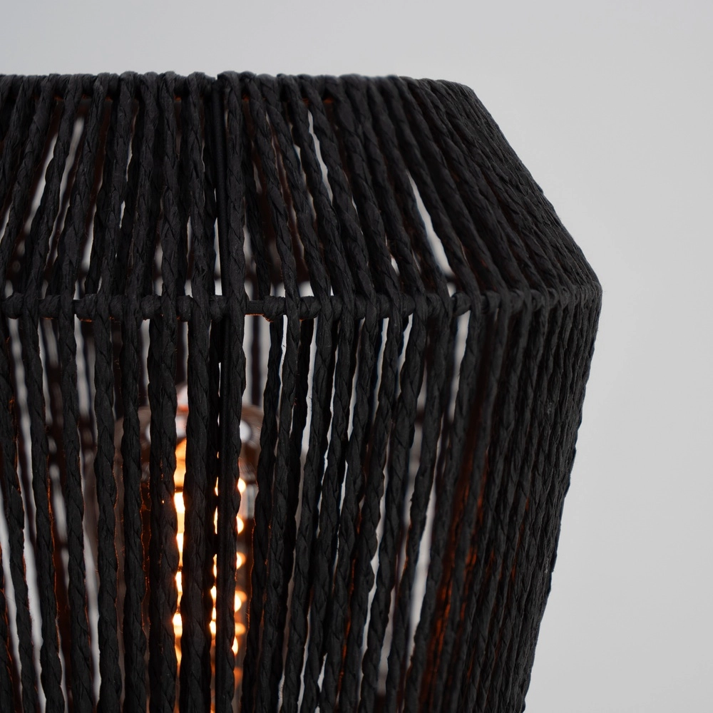 Rope Table Lamp Persley Ø 22cm - black Eglo 9002759441074