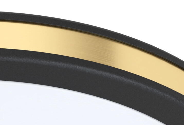 Black with gold ceiling lamp Pescaito Ø 28cm Eglo 9002759994068
