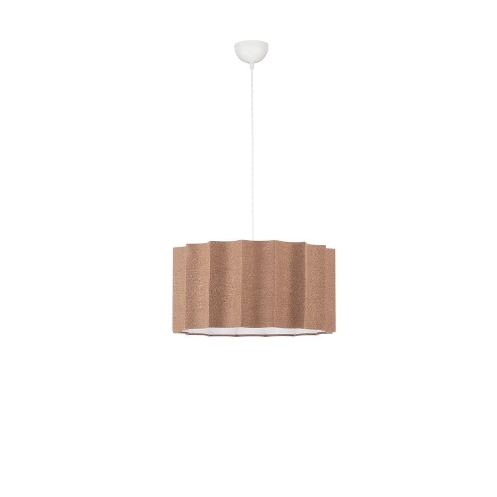Design pendant lamp Alve coffee brown Ø 45cm Lyora 5212017493651