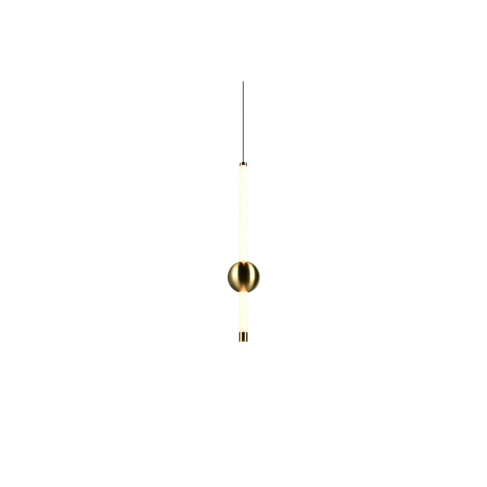 Modern pendant lamp Melita gold Trio 4017807661934