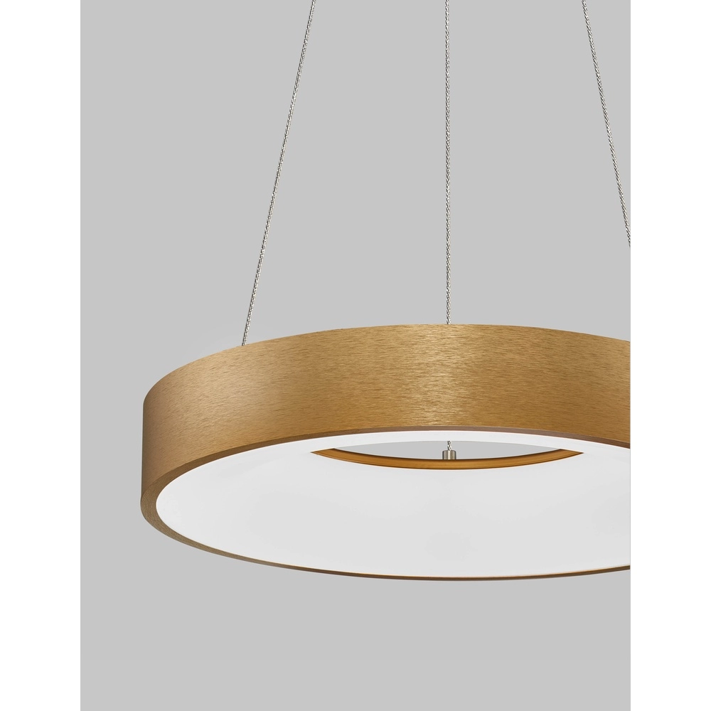 Pendant lamp Rando Thin gold Ø 38cm Lyora 5212017420169