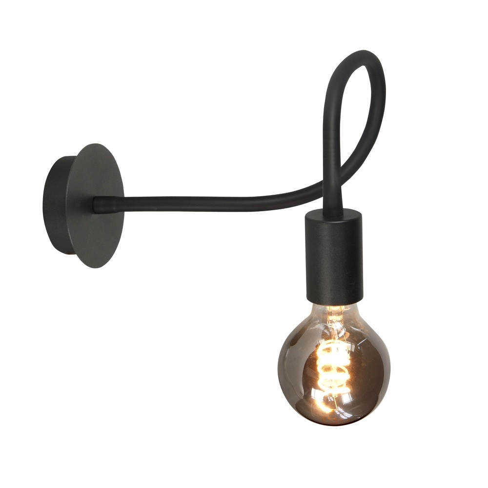 Design wall lamp Flex black