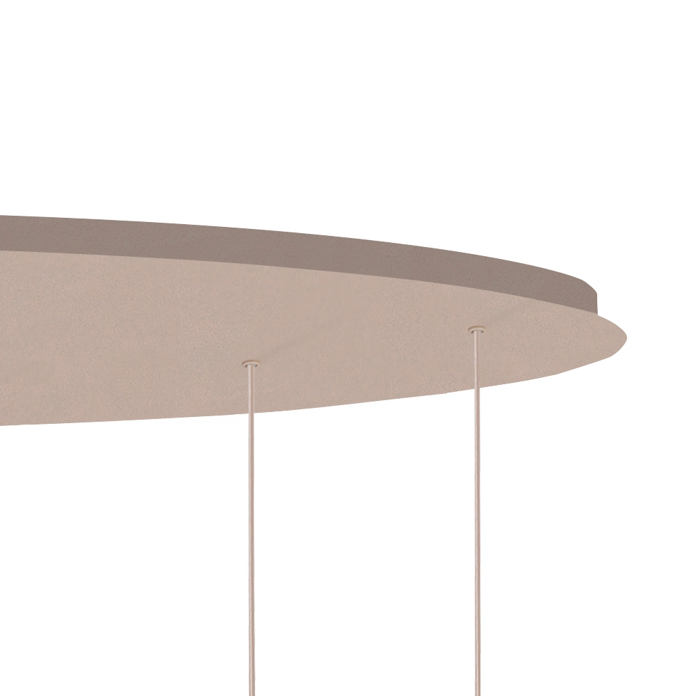 Dining table pendant lamp Marrone 7L - oval - sand Highlight 8718379052118